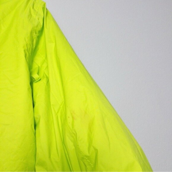NWT Rains Padded Nylon Jacket S Digital Lime Waterproof Unisex Neon Insulated - Picture 14 of 16